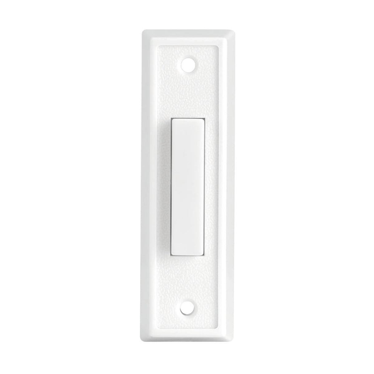 Bell Door Button with White Finish