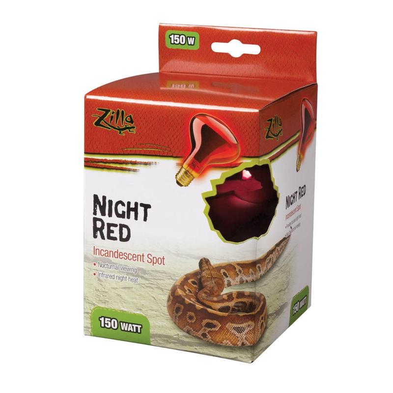 Zilla Night Red Incandescent Spot Bulb - 150 w