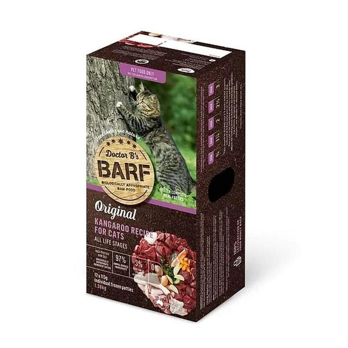 [Frozen] Dr.B's BARF Frozen Raw Cat Food - Kangaroo Formula 1.38kg