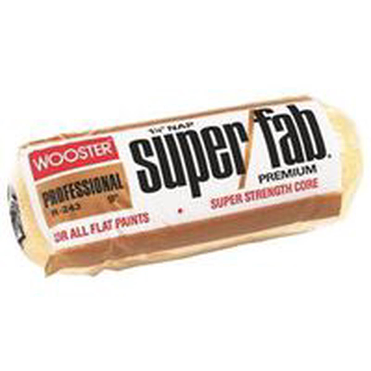 Wooster Roller Cover, 1/2 in Thick Nap, 9 in L, Golden Yellow (R240-9)