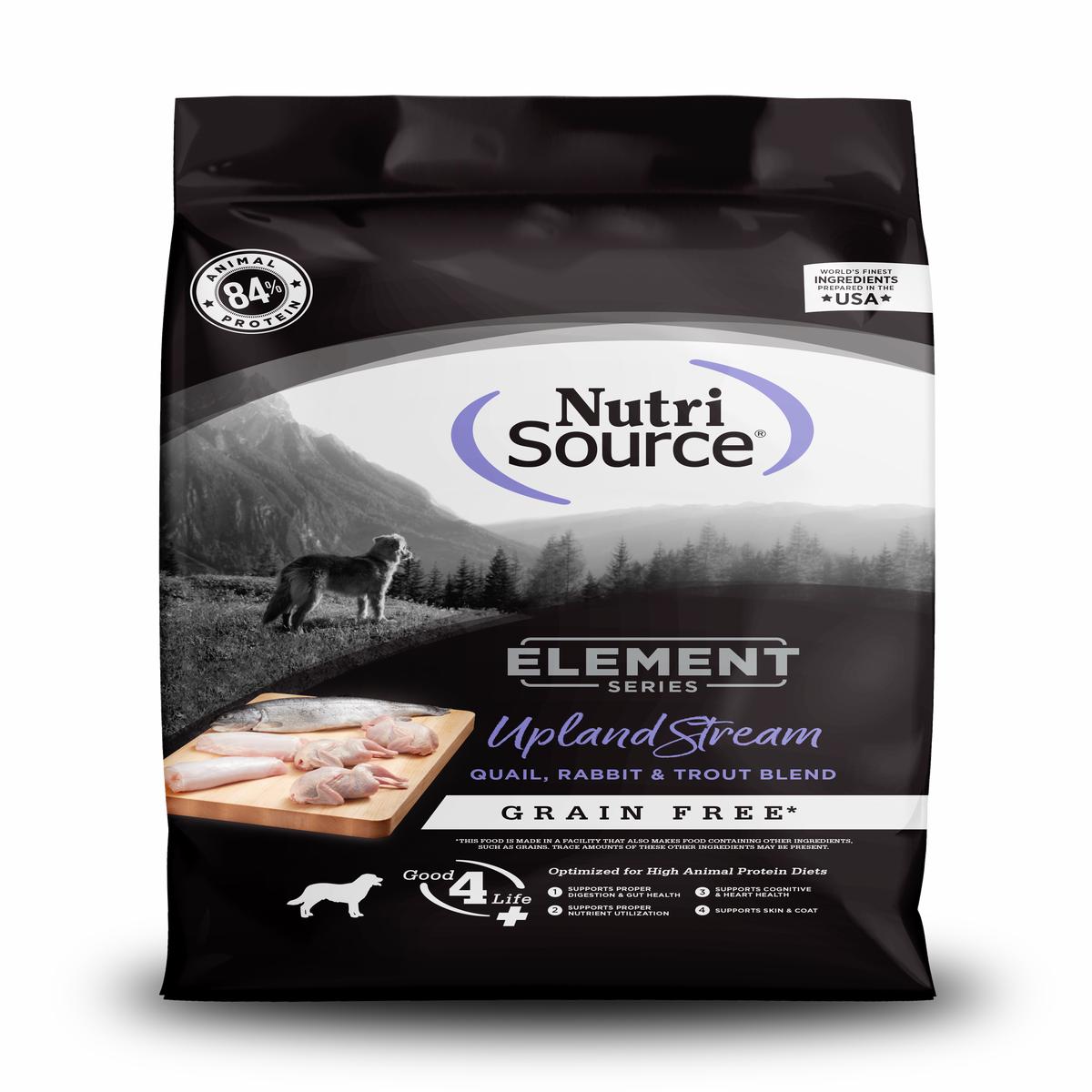 NutriSource Element Series Grain Free Dry Dog Food Upland Stream 12 lb