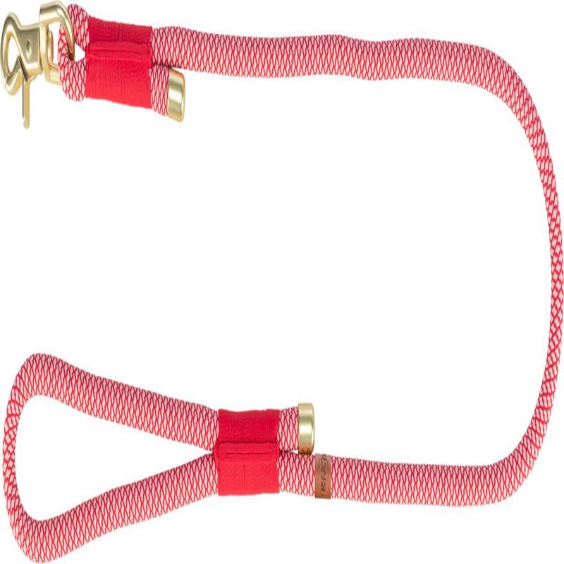 Trixie Soft Rope lead, XS-S: 1.20 m/diam 6 mm, red/cream