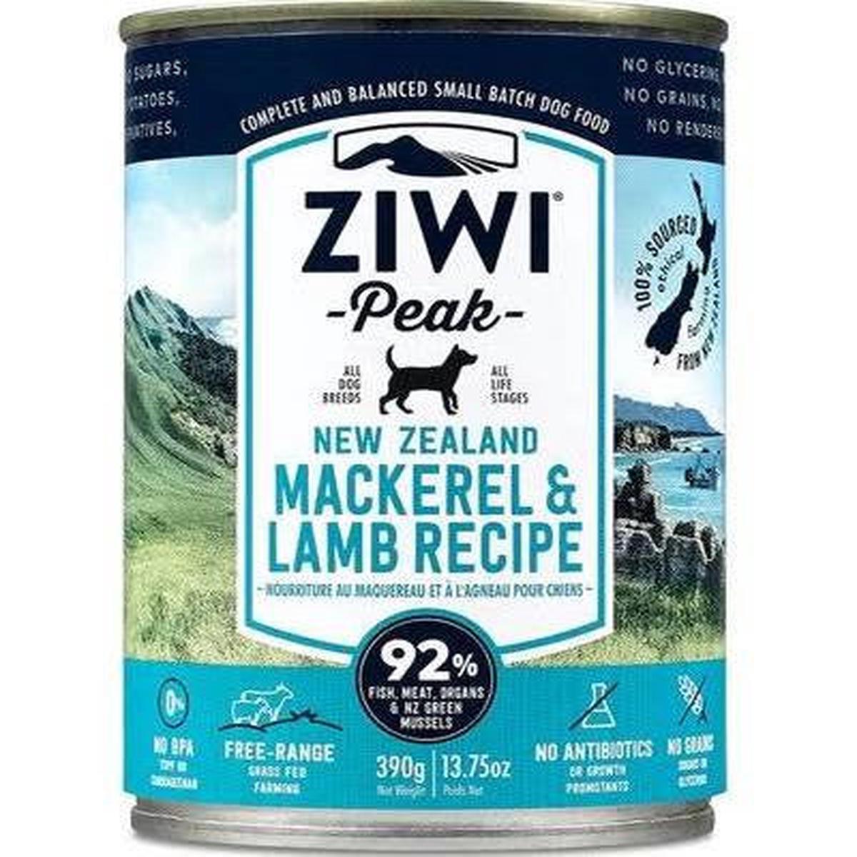 Ziwipeak Mkrl/lmb Dog 12/13.75 oz {L-x}