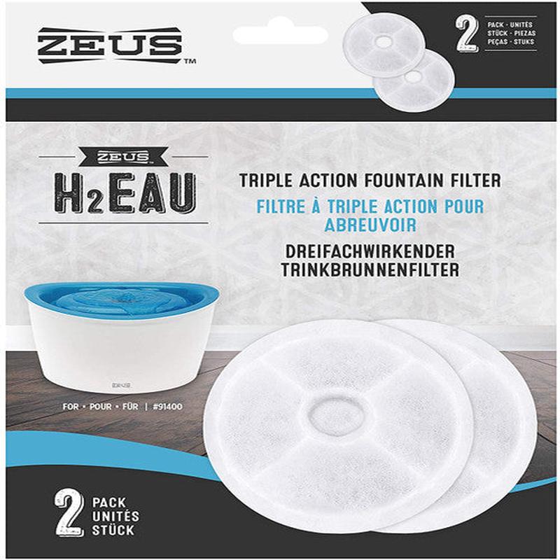Zeus H2EAU Dog Fountain Filter, 2 pack(DD) - Default Title