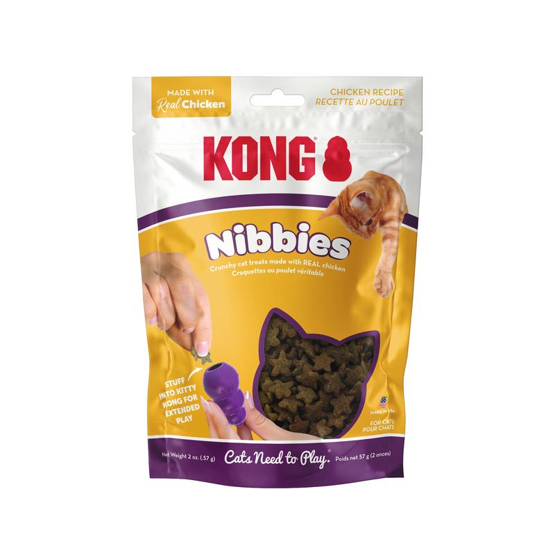 KONG Nibbies Cat Treats Chicken 2 oz