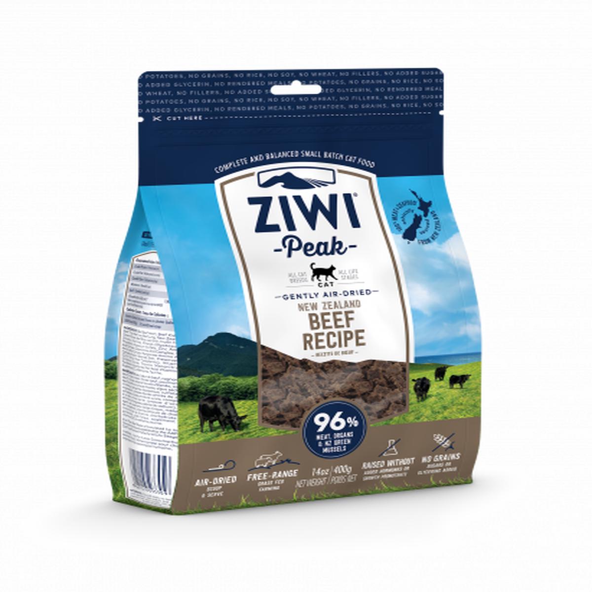 ZIWI PEAK CAT AIR DRIED ORIGINAL 400G BEEF