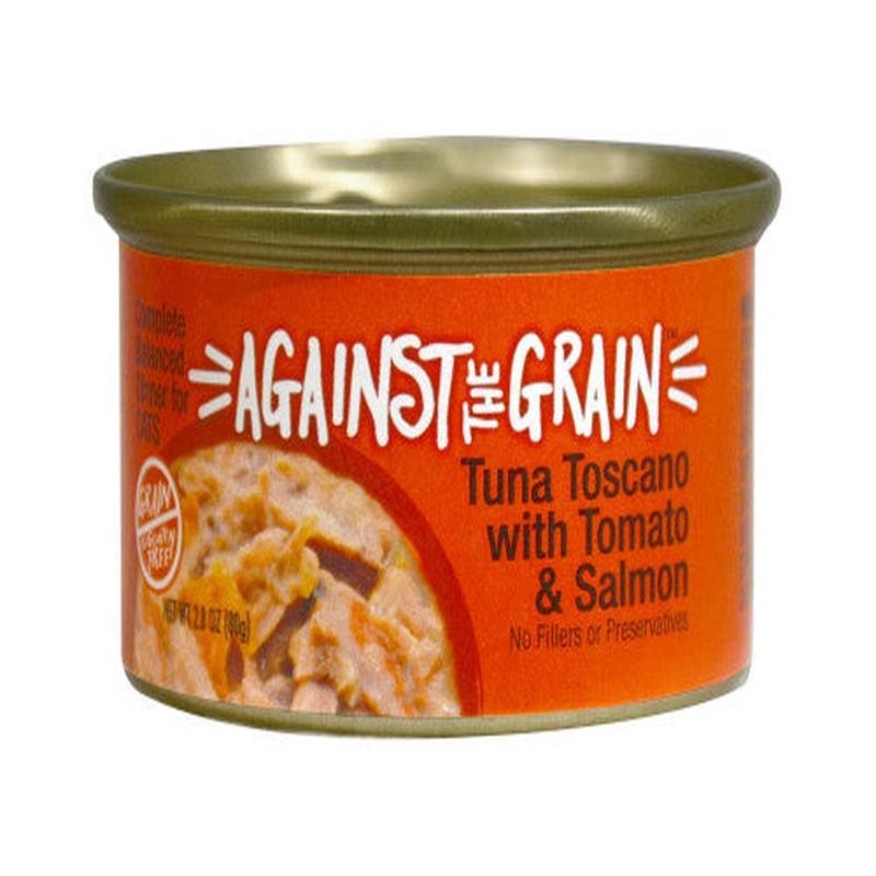 Against the Grain Tuna Toscano With Salmon & Tomato Dinner Wet Cat Food 2.8oz - Default Title