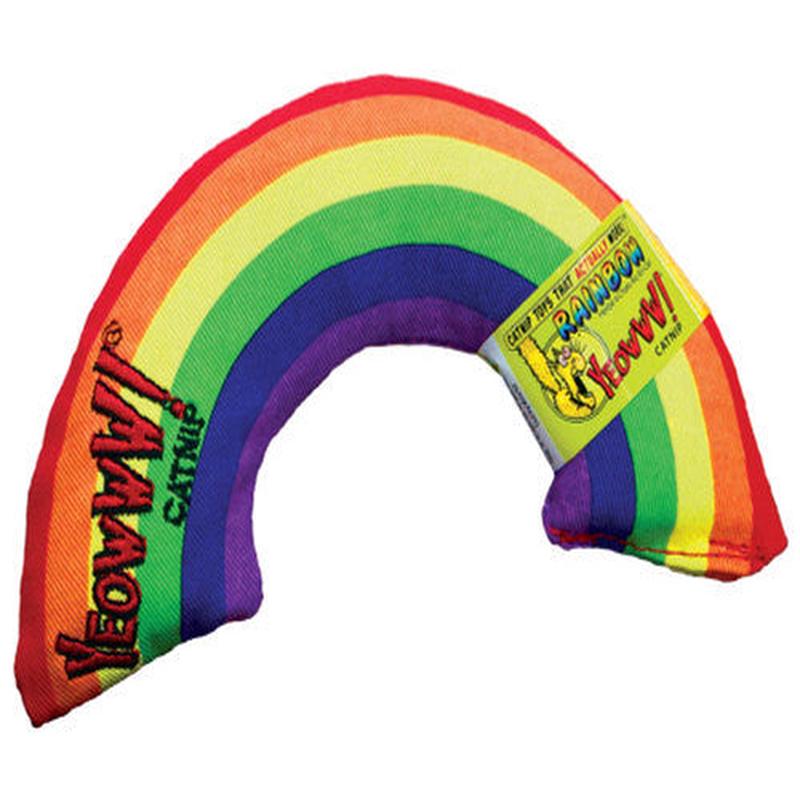 Yeowww! Rainbow Catnip Toy Multi-Color 6 in - Default Title