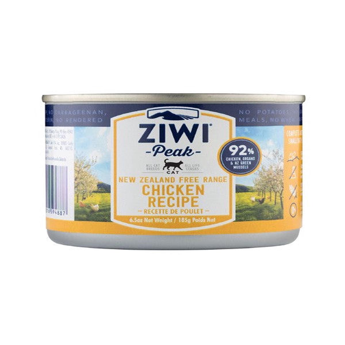 ZIWI PEAK CAT WET ORIGINAL CHICKEN 185G
