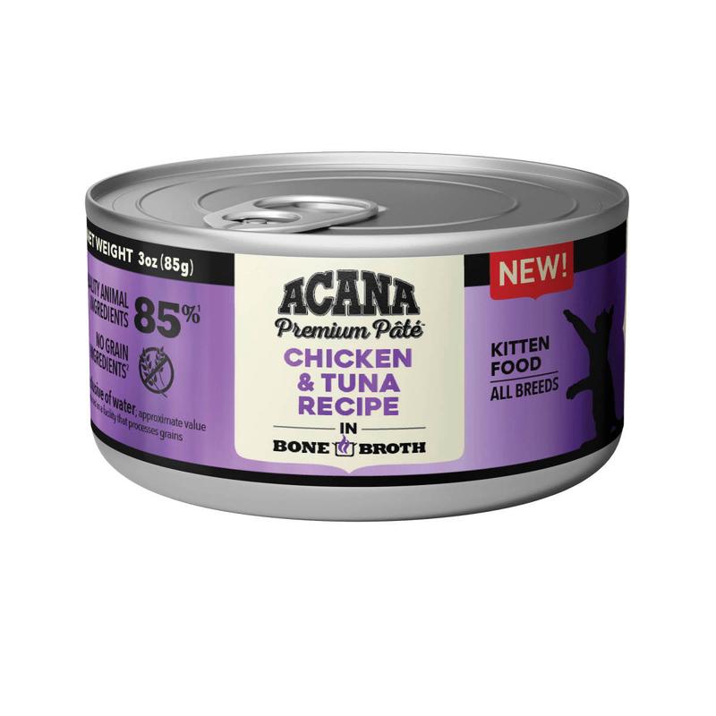Acana Premium Pt Canned Kitten Food Chicken & Tuna 24ea/3 oz