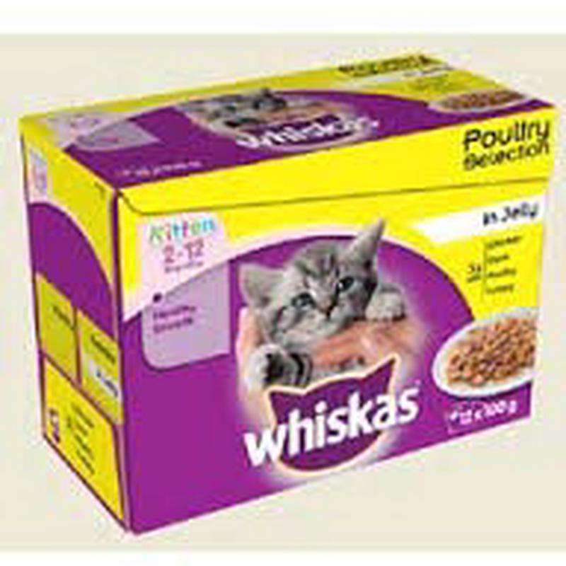 Whiskas Multipack KITTEN JELLY POULTRY