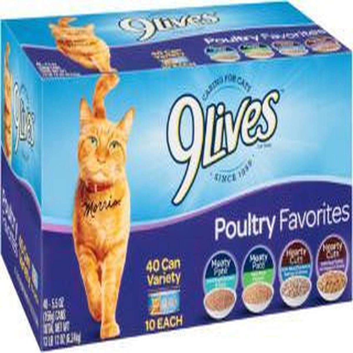 9Lives Poultry Favorites Variety 40-5.5z