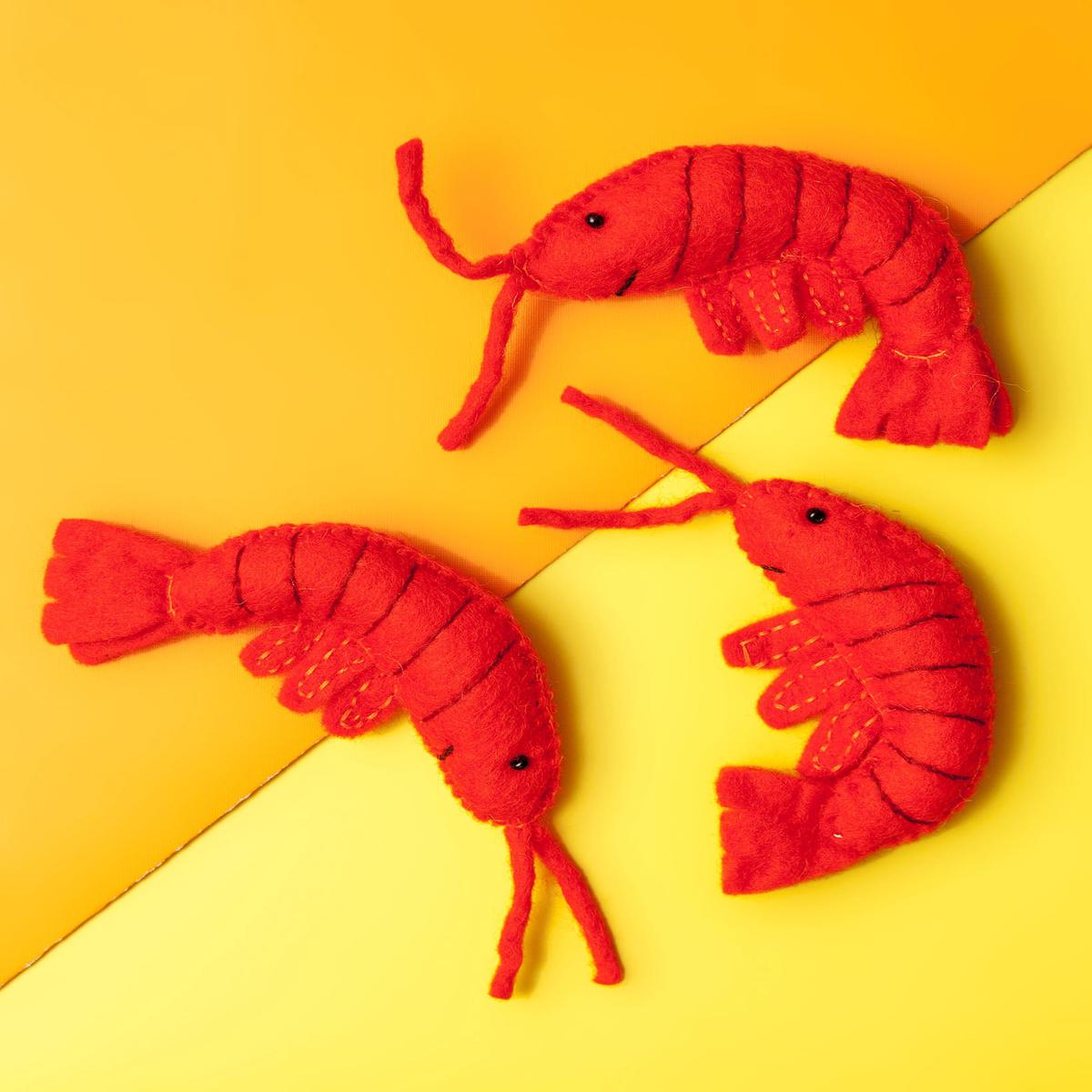 Wool Shrimp Cat Toy