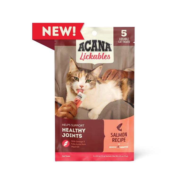 Acana Lickables Cat Treats Healthy Joints Salmon 2.5 oz, 5 pk