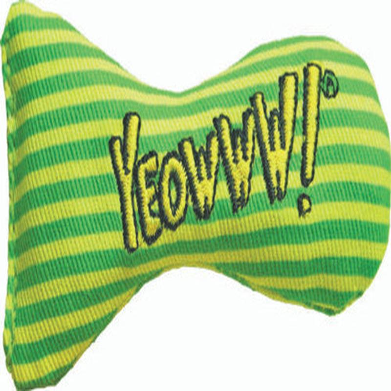 Yeowww! Stinkies Catnip Toy Yellow, Green 3 in 12 Pack - Default Title