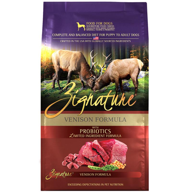Zignature Venison Formula Dog Food 25 lb