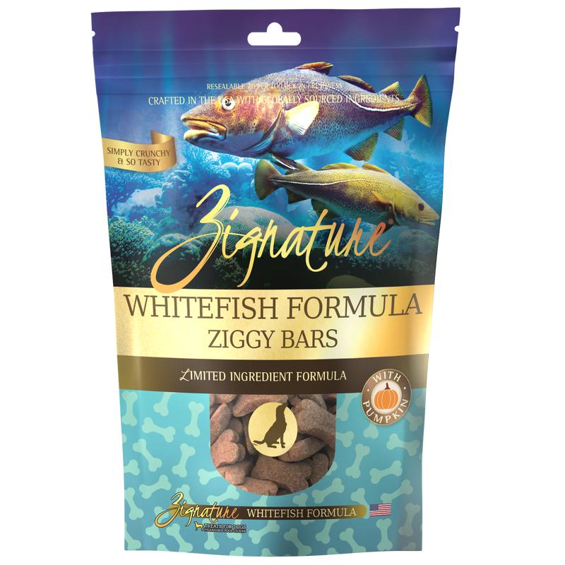 Zignature Whitefish Formula Biscuit Treats for Dog12 oz