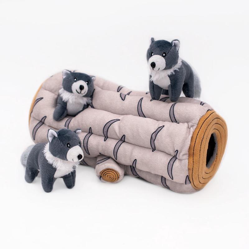 ZippyPaws Zippy Burrow Dog Toy Artic Wolf X-Large