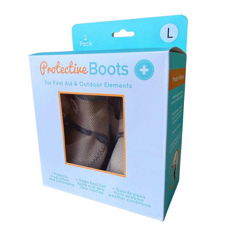 ZenPet Protective Dog Boots Large, 2 pk