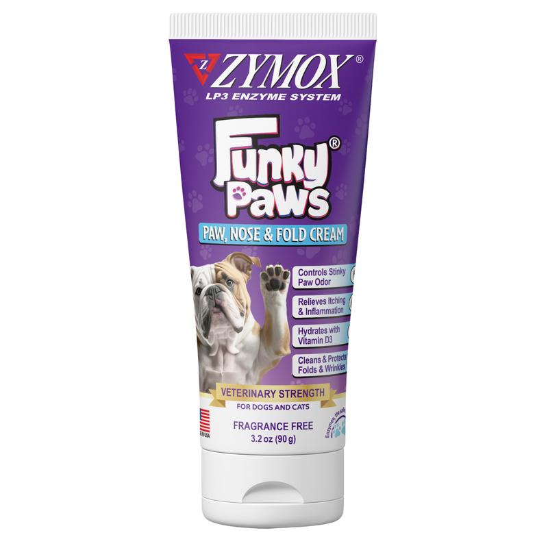 Zymox Funky Paws Paw, Nose & Fold Cream 3.2 oz