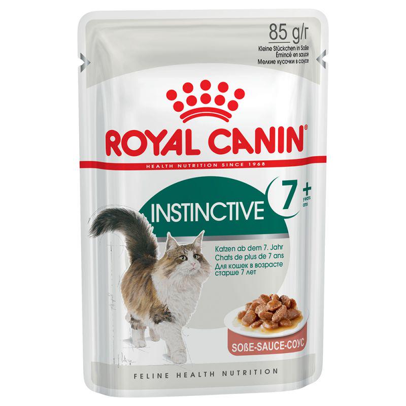 Royal Canin Instinctive 7+ Pouches in Gravy Senior Cat Food