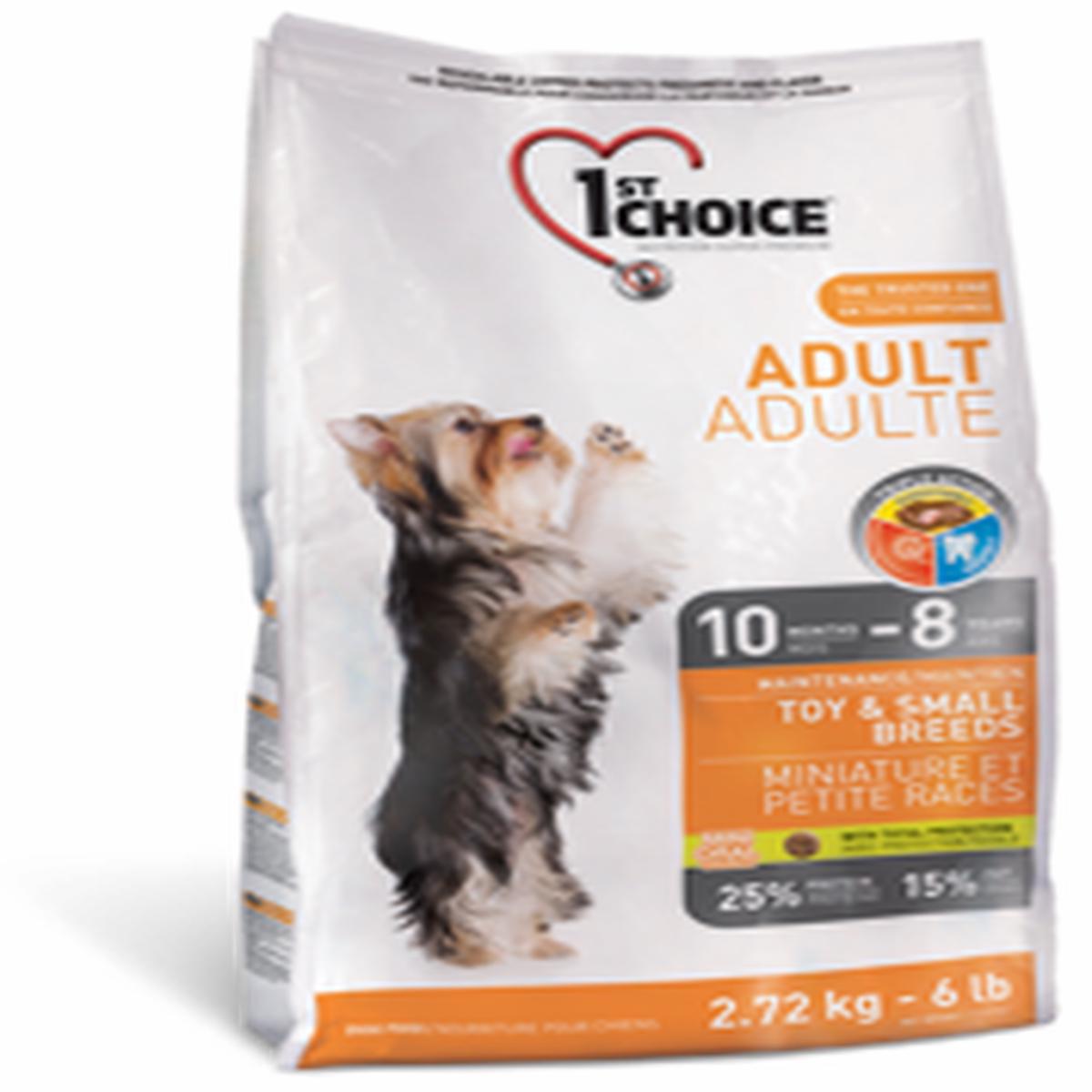 1st choice Adult Toy and Small Breed Food