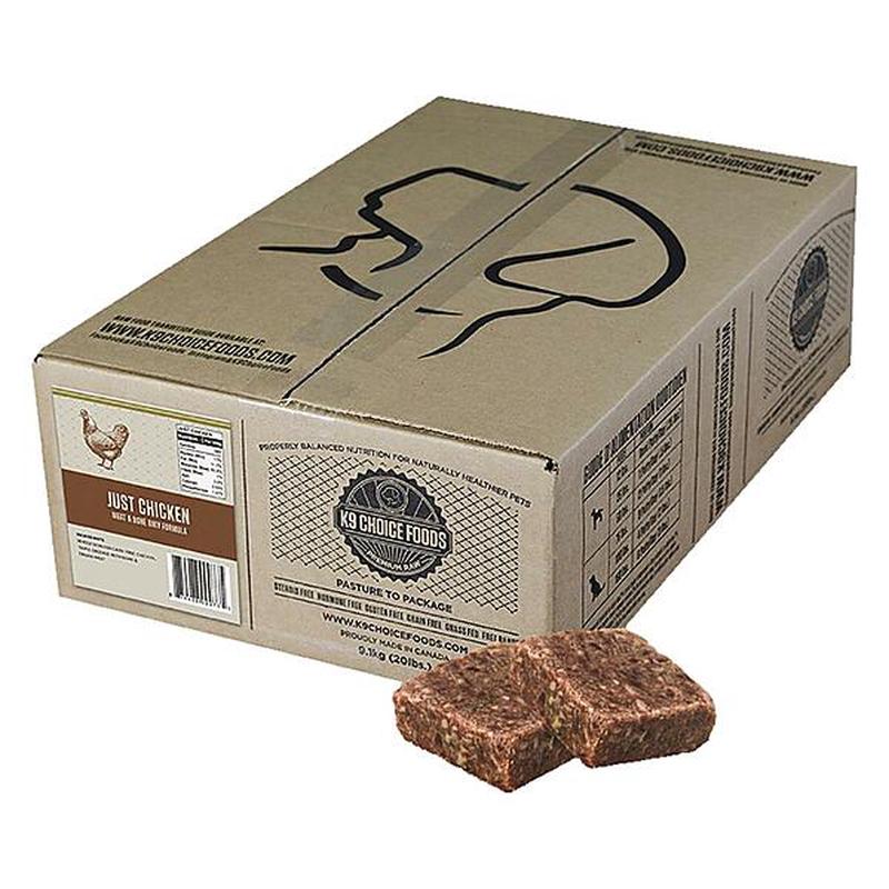 *In Store Only* K9 Choice Frozen - Just Chicken | Meat & Bone Formula 20LB