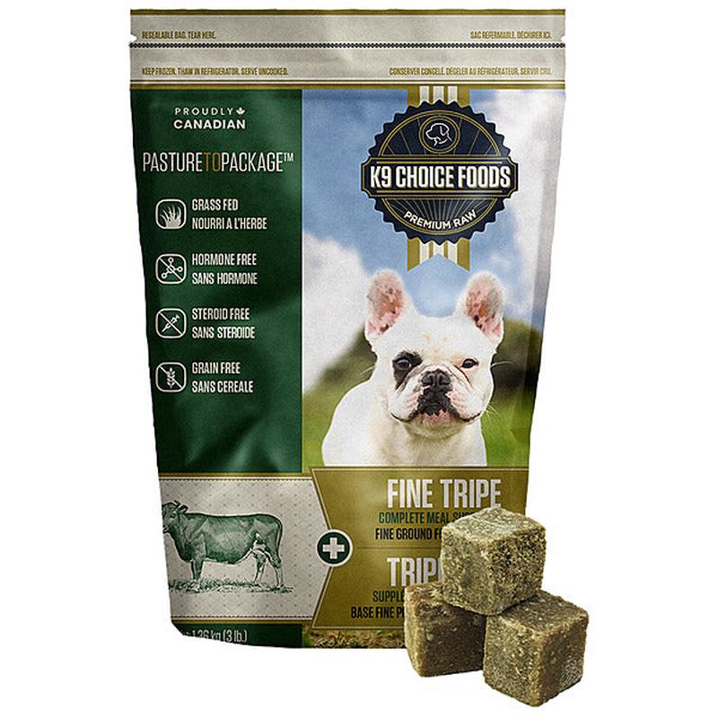 *In Store Only* K9 Choice Frozen - Pure Fine Green Tripe