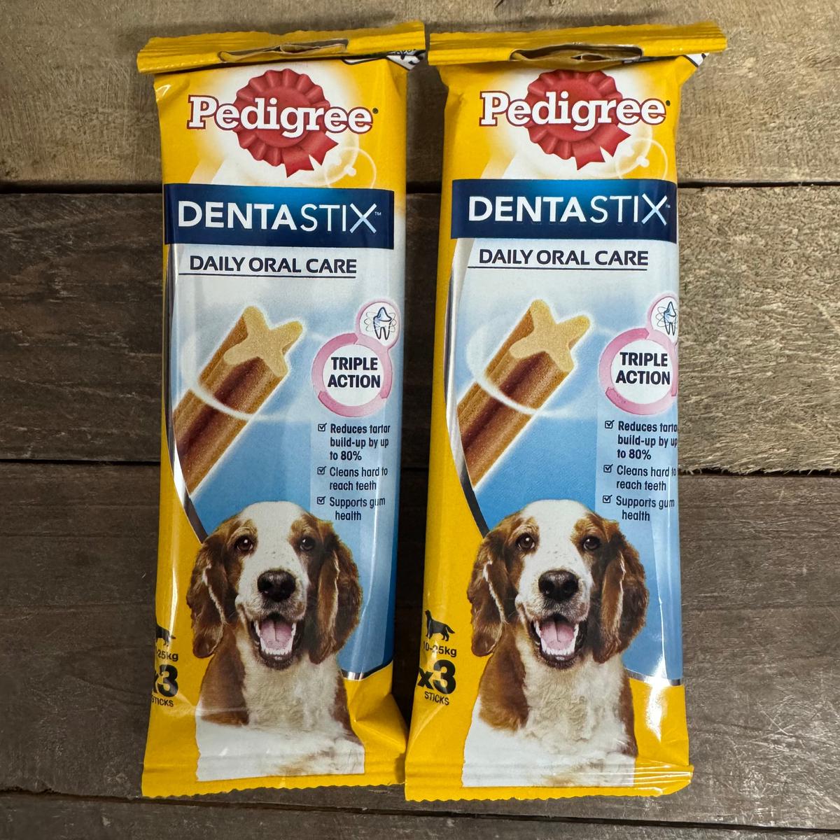 12x Pedigree Dentastix Medium Dog Treats (4 Packs of 3)