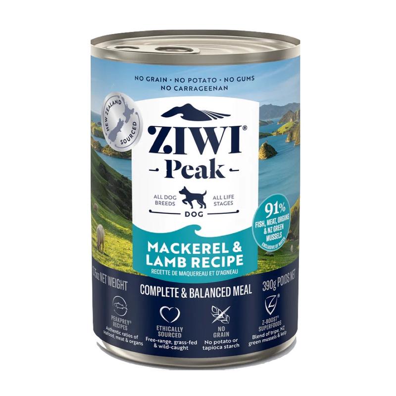 Ziwi Peak Mackerel & Lamb Recipe Canned Dog Food