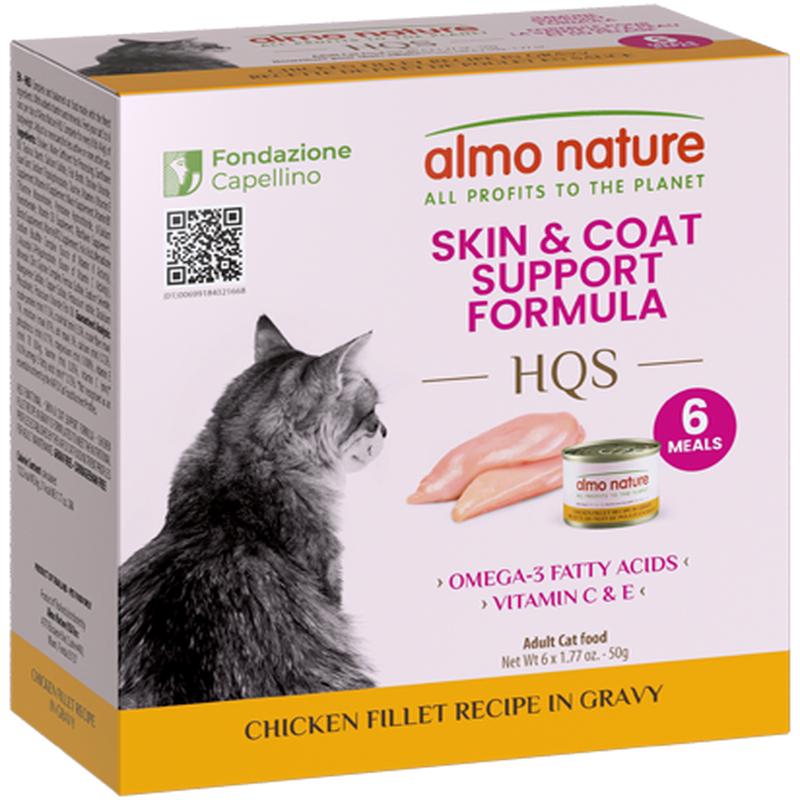 Almo Nature - HQS Skin & Coat Support Formula 6pk Meals
