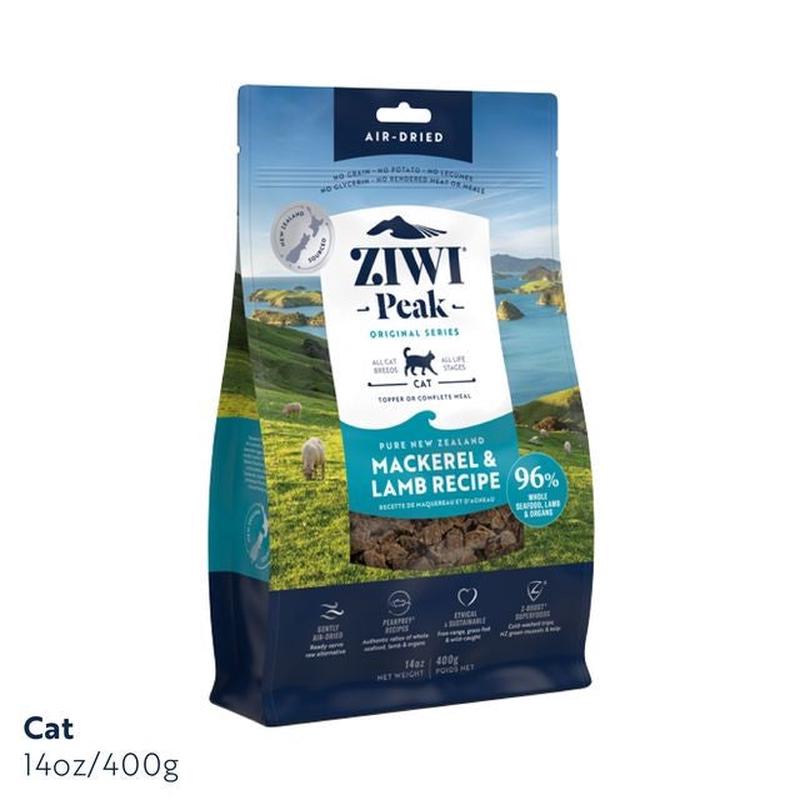 ZIWI PEAK CAT MACKEREL AND LAMB 400G