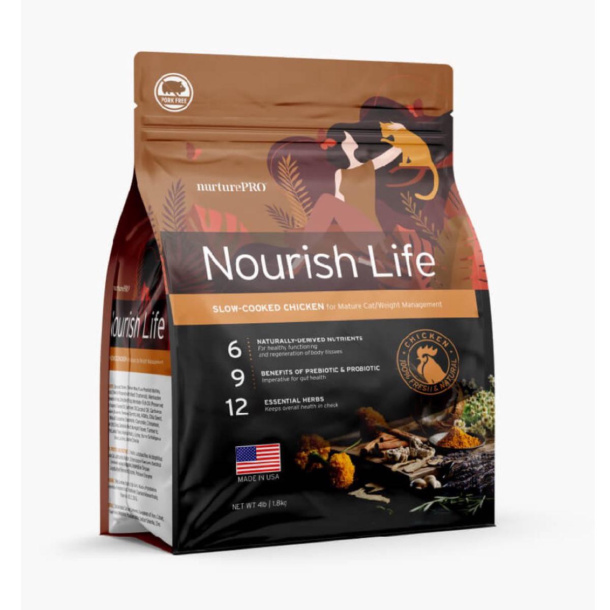 20% OFF: Nurture Pro Nourish Life Chicken Mature 7+ Formula Dry Cat Food