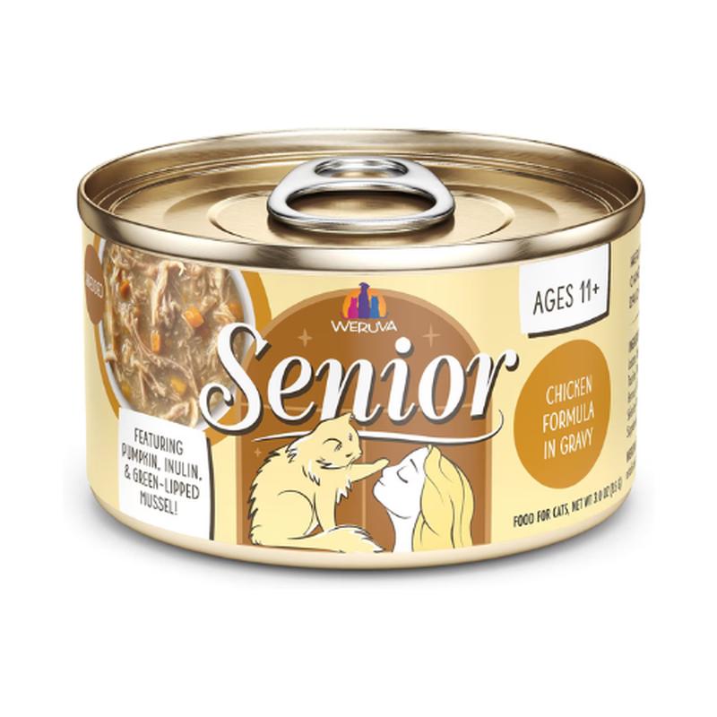 Weruva Senior Chicken Formula in Gravy Canned Cat Food