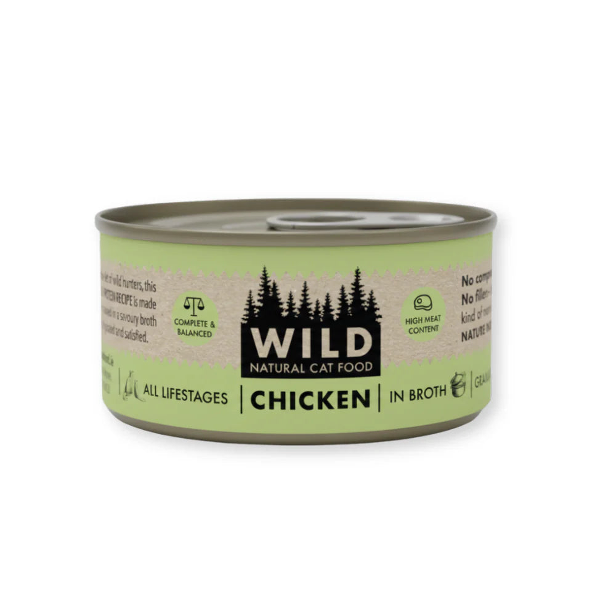 WILD Cat Food Tin - Chicken 75G