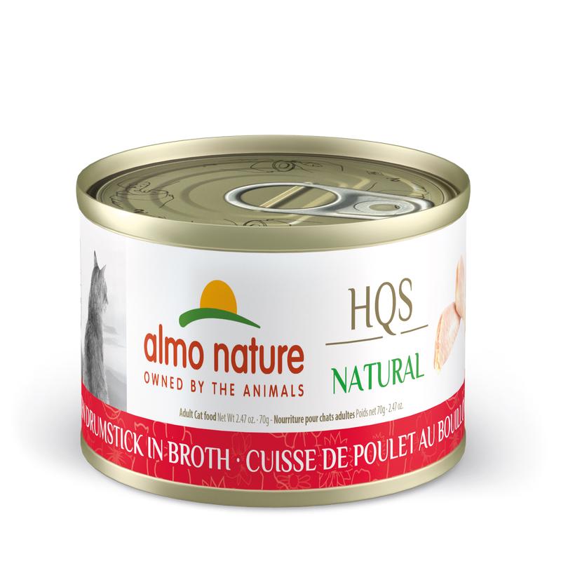 Almo Nature HQS Natural Chicken Drumstick in Broth