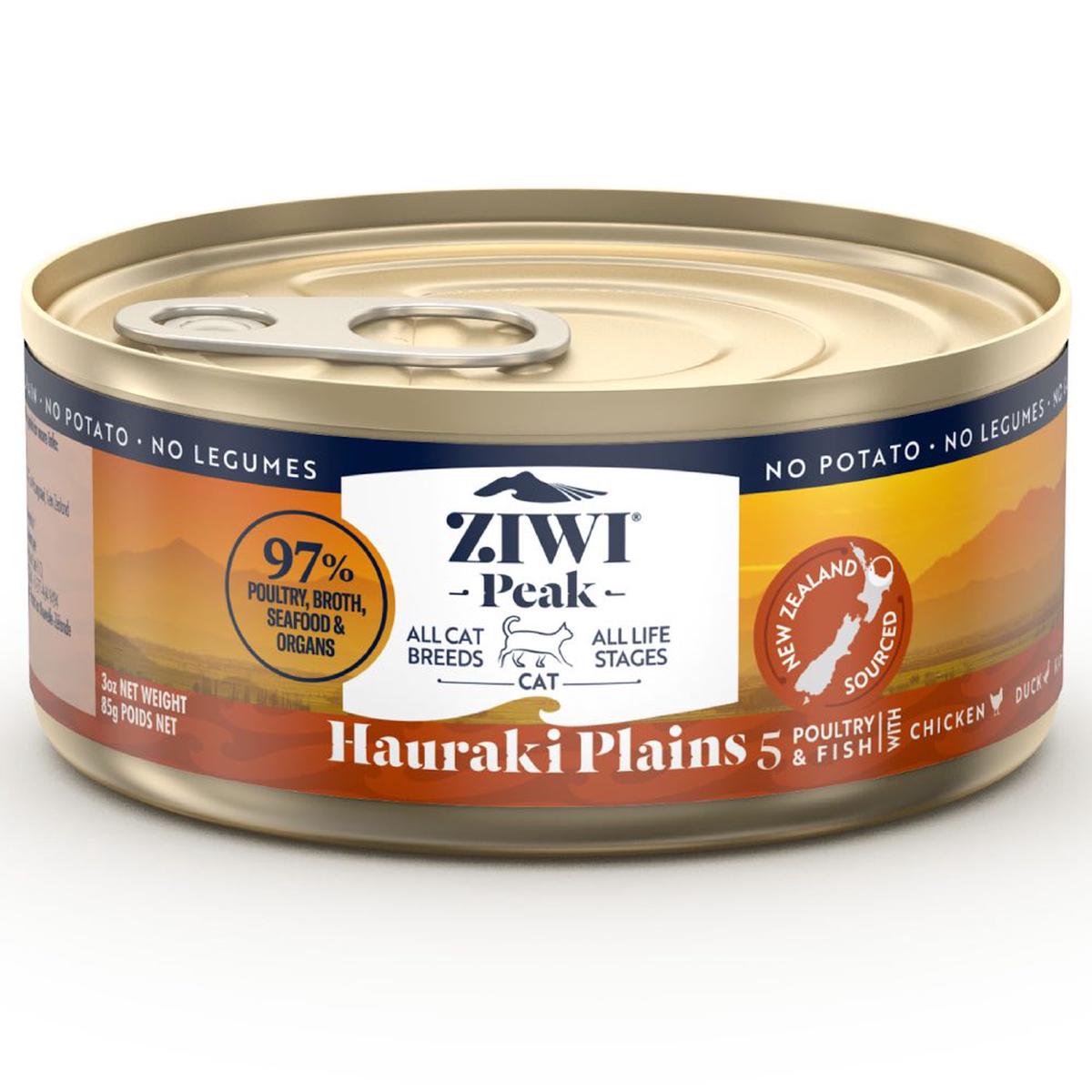 15% OFF: Ziwi Peak Provenance Hauraki Plains Grain-Free Canned Cat Food 85g