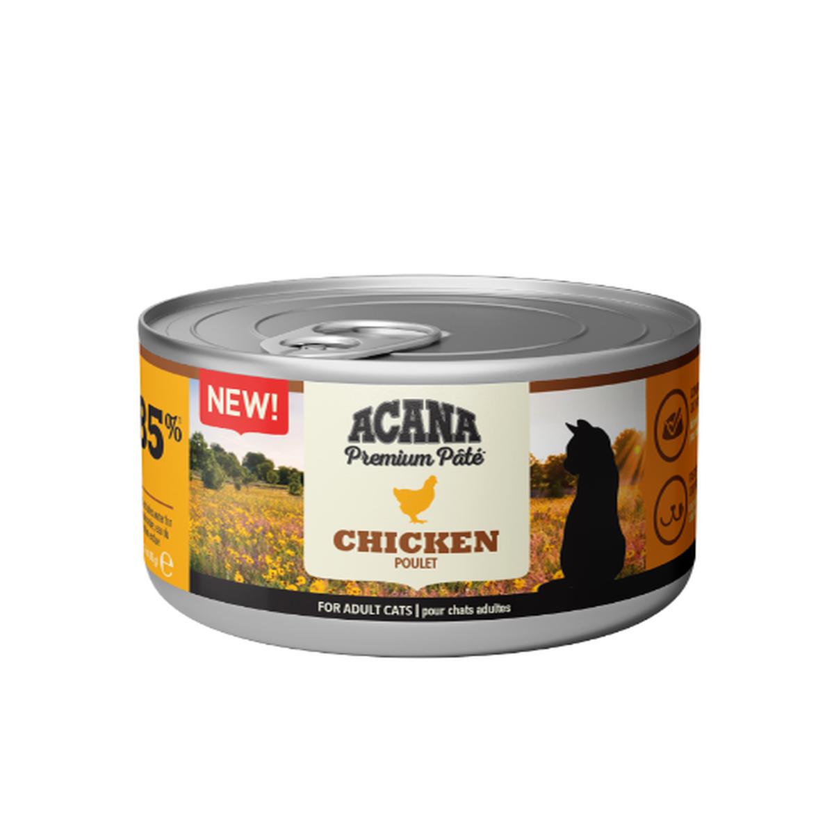 Acana Premium Pt Chicken in Bone Broth Wet Cat Food 85g