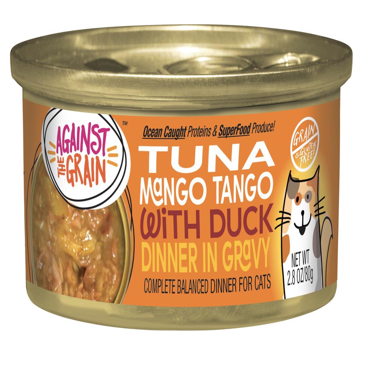 Against the Grain Tuna Mango Tango with Duck Dinner Cat - case of 24