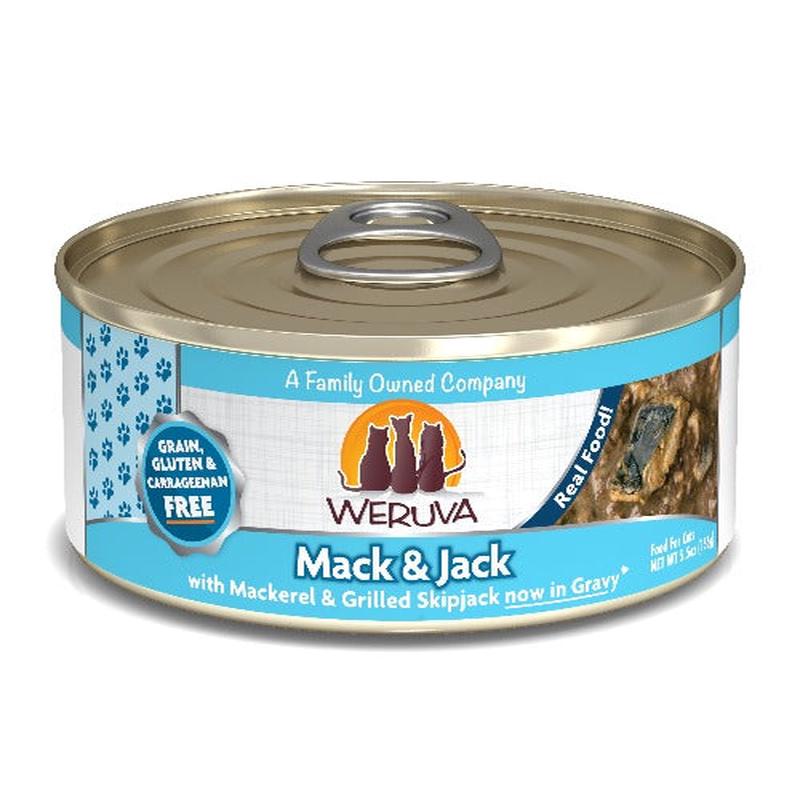 Weruva Mack Jack In Gravy Canned Cat Food 156GSingle