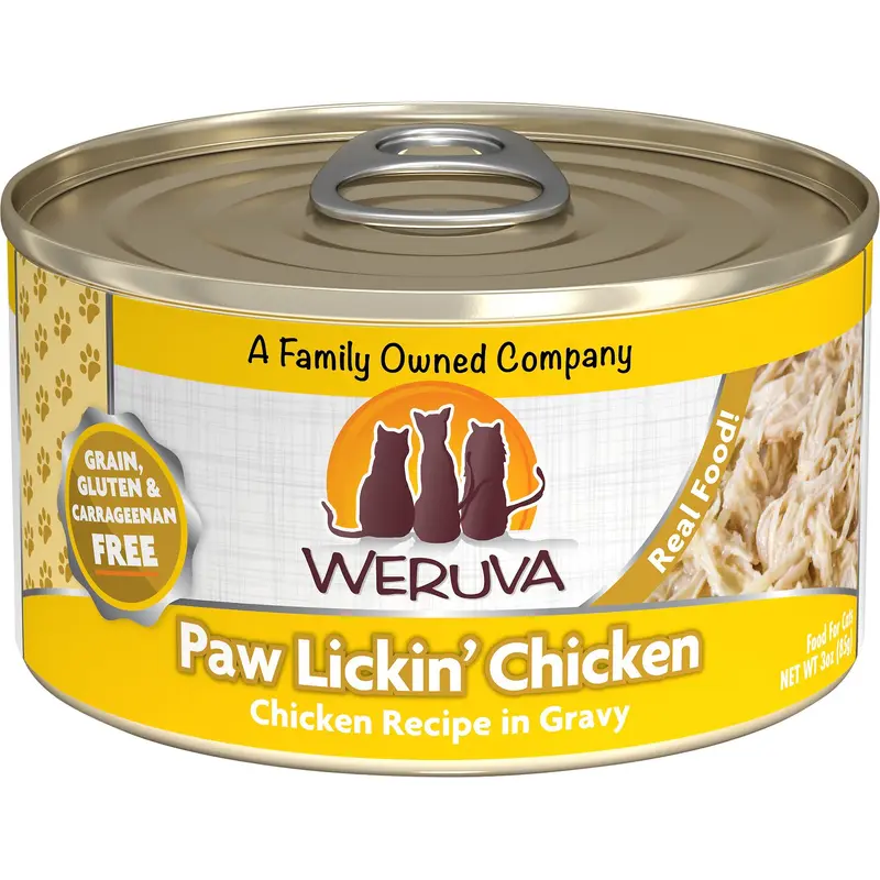 Weruva Paw Lickin' Chicken in Gravy Grain-Free Canned Cat Food