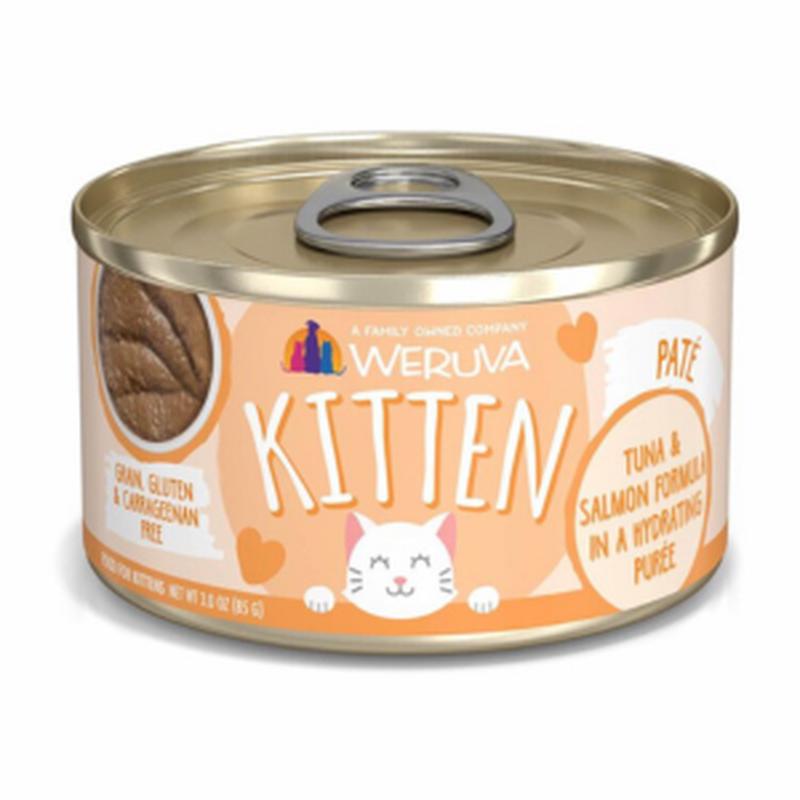 Weruva Kitten Tuna & Salmon Puree Recipe Canned Cat Food