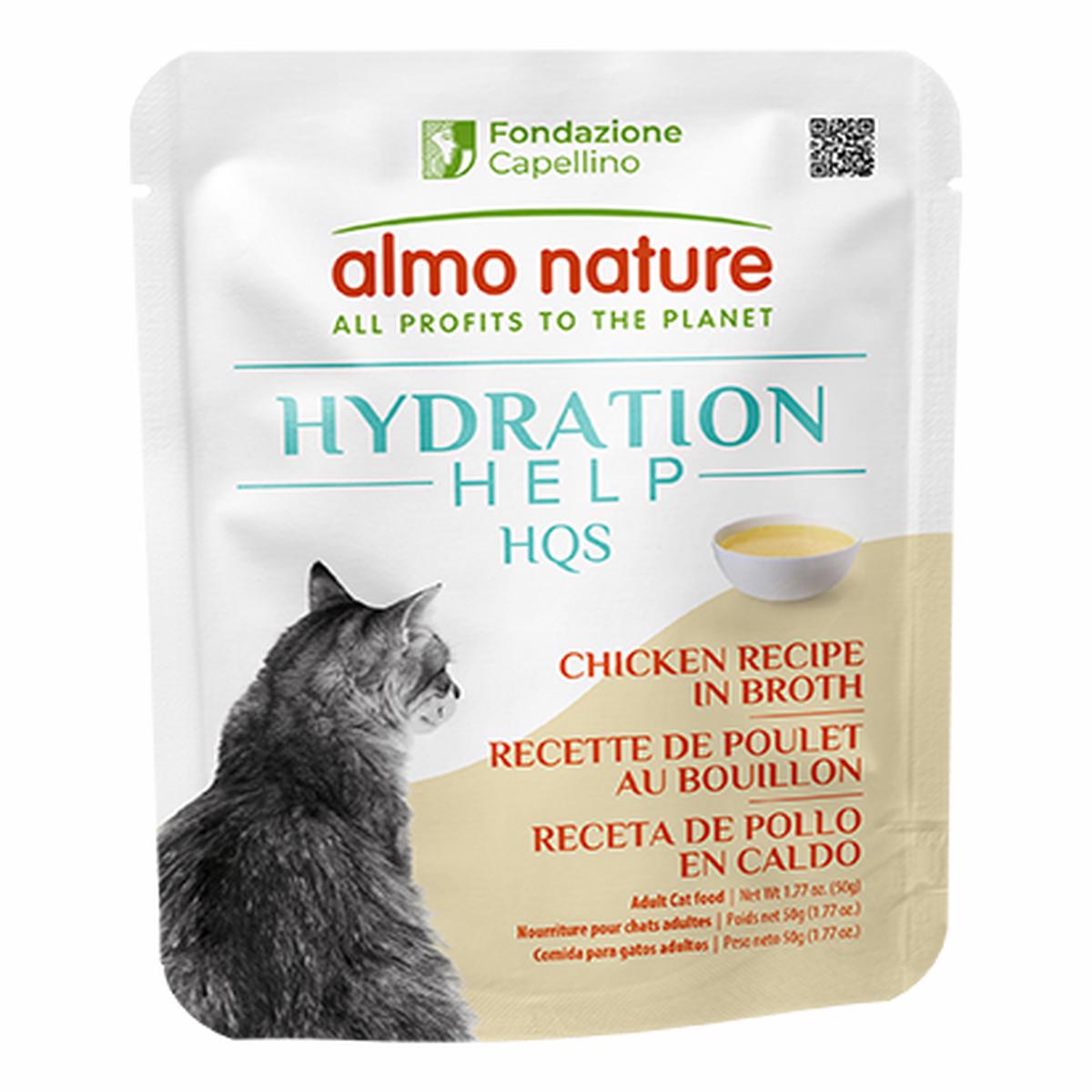 Almo Nature Hydration Help HQS Chicken Recipe in Broth