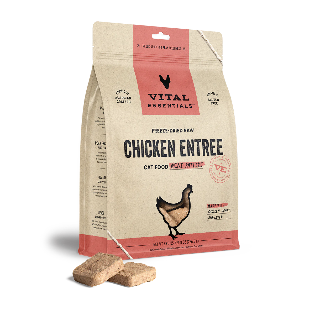 [CALL TO ORDER] Vital Essentials Freeze-Dried Raw Mini Patties Cat Food