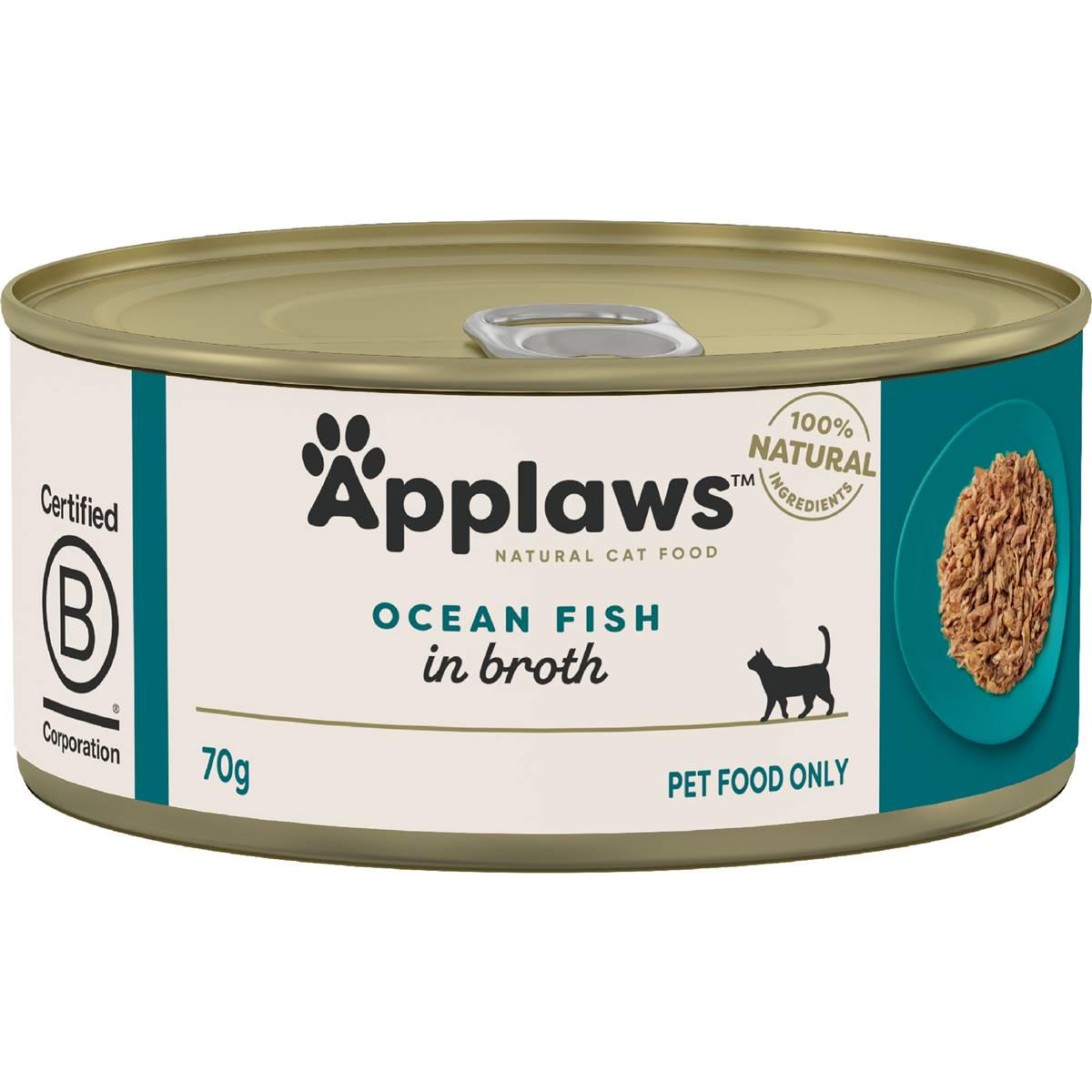 Applaws Cat Food Tins: Ocean Fish 70g