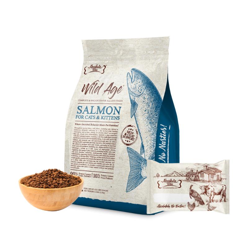 Absolute Bites Wild Age Dry Cat Food (Sample) - 4 flavours