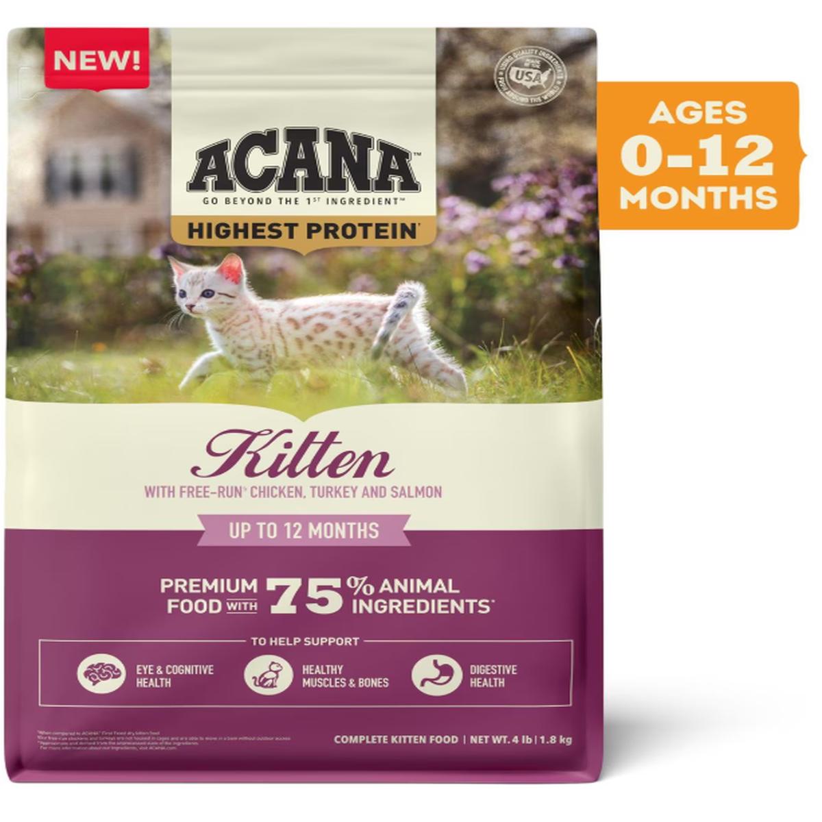 Acana Highest Protein Dry Kitten Food