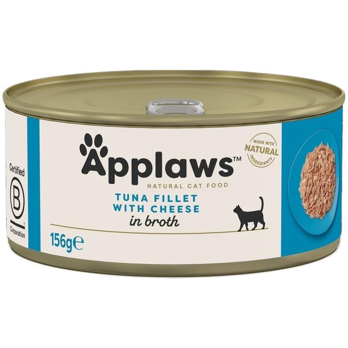 Applaws Cat Wet Food - Tuna Fillet with Cheese (156g)
