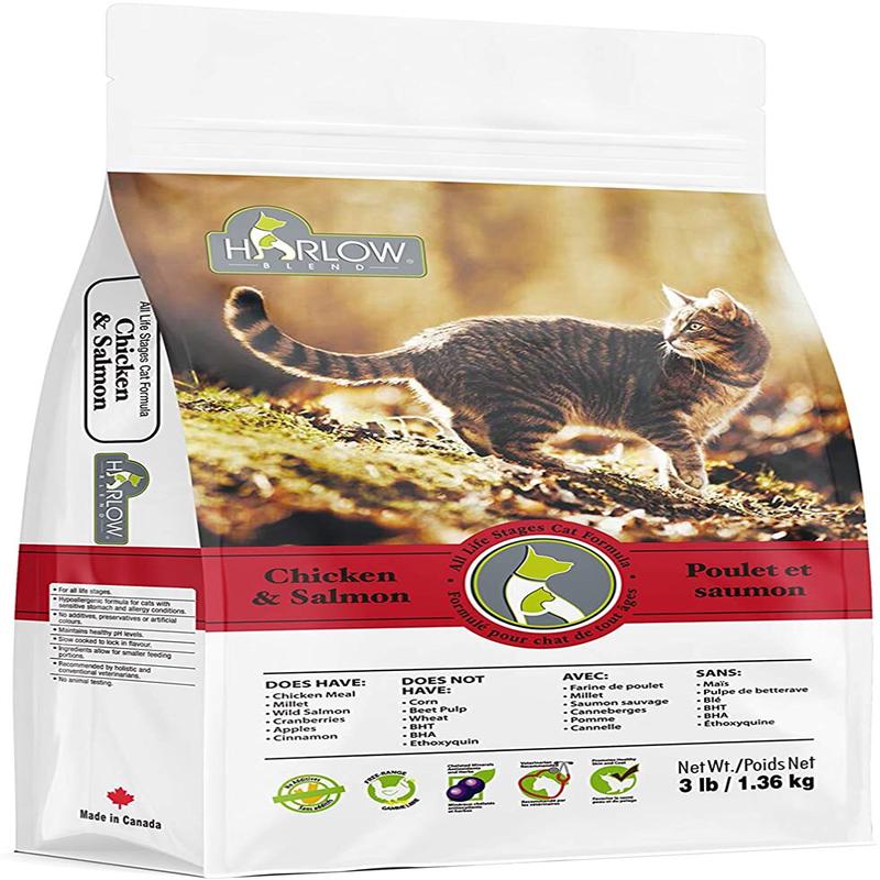 BB 12/25 Harlow Blend Cat Food Chicken and Salmon Formula