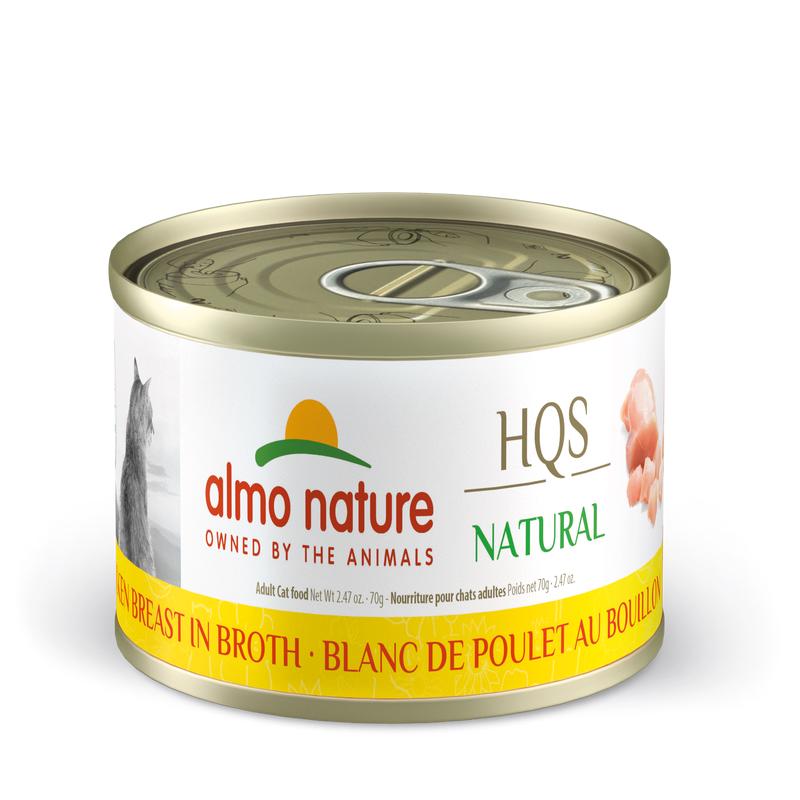Almo Nature HQS Natural Chicken Breast in Broth 70g